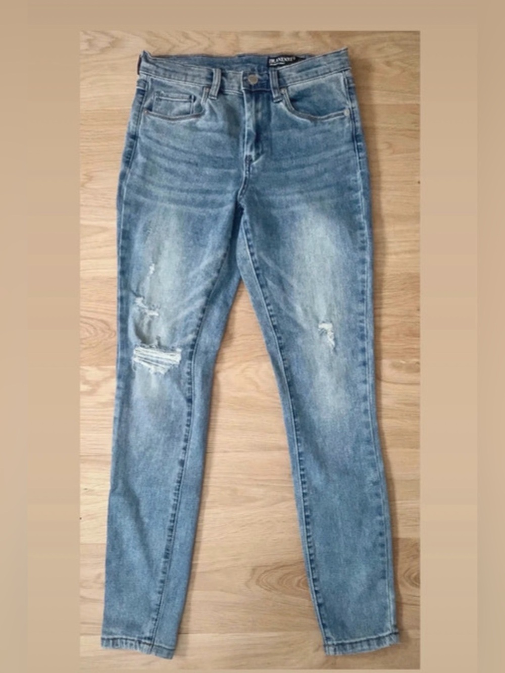Blank NYC Light Blue Distressed Skinny Jeans
